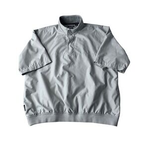 Ashworth Weather Systems Mens XXL Gray Short Sleeve Windshirt Pullover AM1959‎